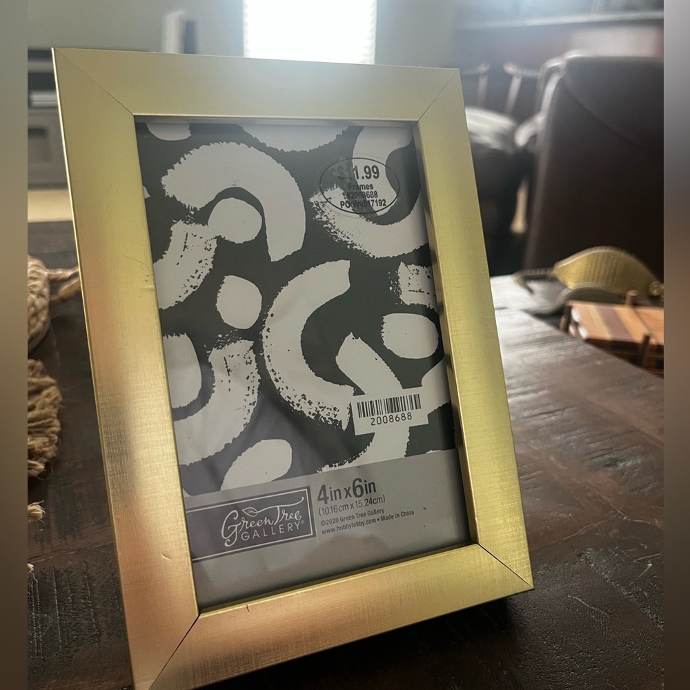 Gold 4x6 Picture Frame